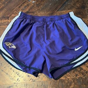 Nike dri-fit Baltimore Ravens athletic shorts